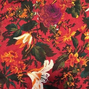 Vintage Floral Scarf